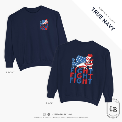 Fight, Fight, Fight - Livestock Crewneck