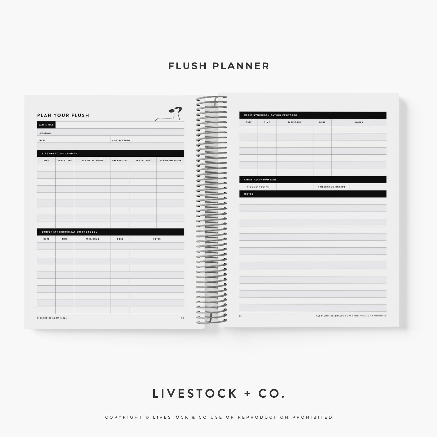 Barn Bible™ Donor &amp; Recip Planner