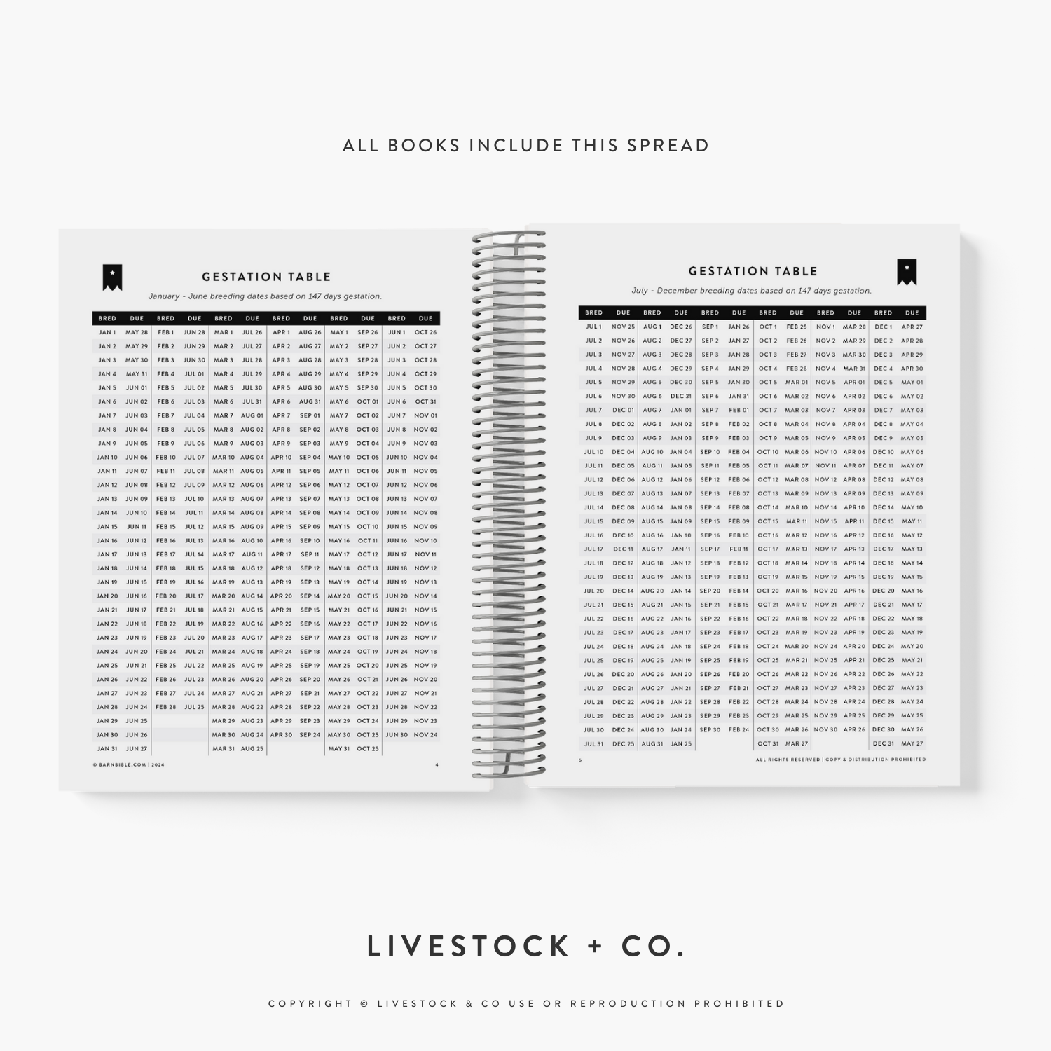 Barn Bible™ Breeding &amp; Lambing Record