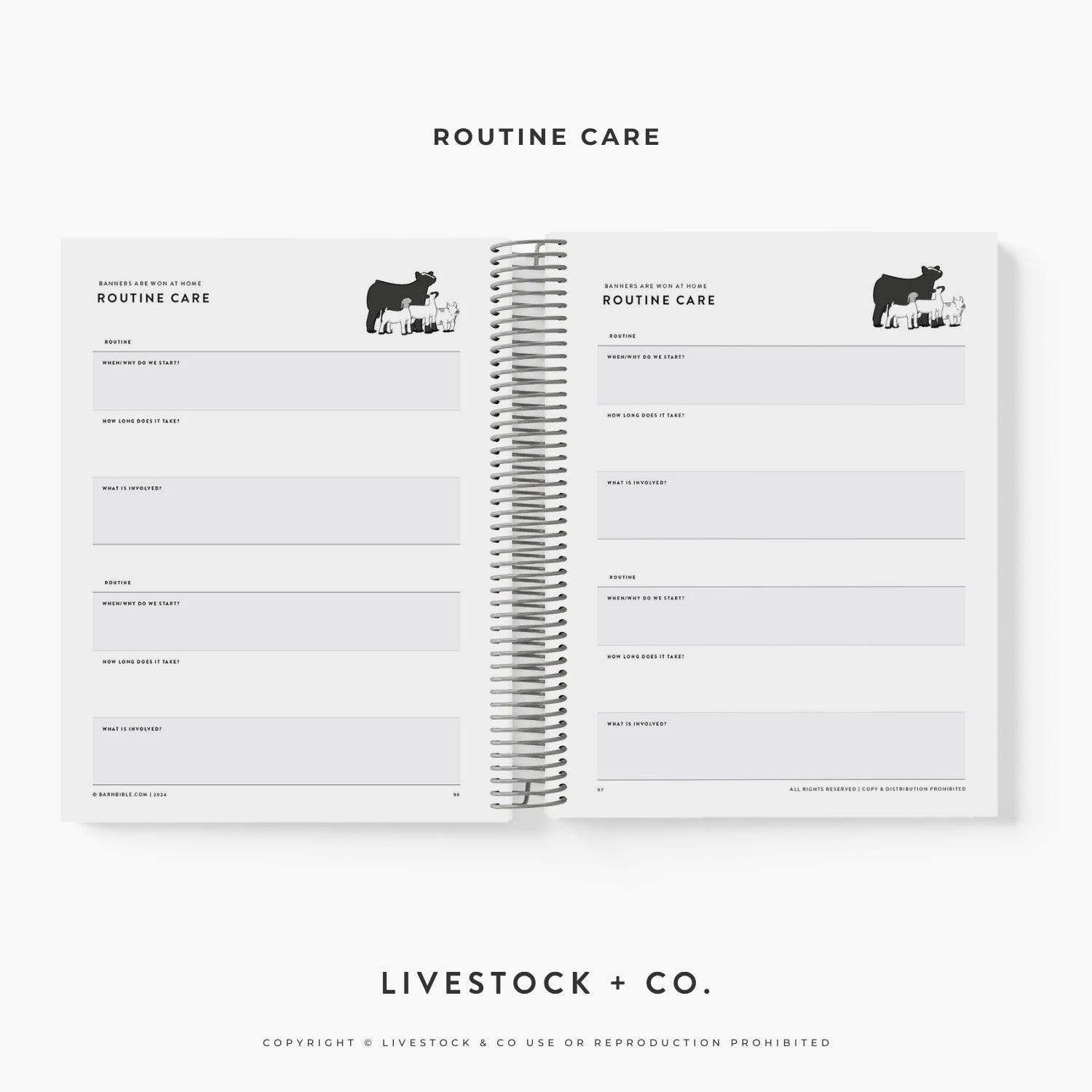 Barn Bible™ Stock Show Planner