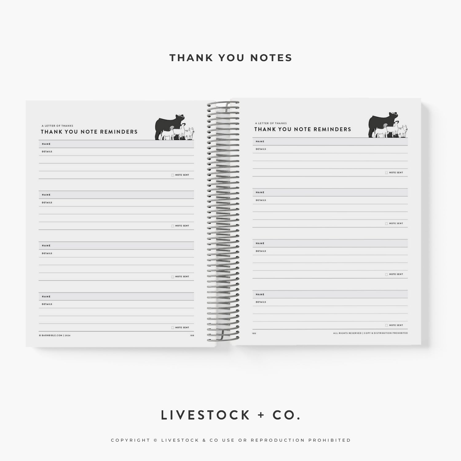 Barn Bible™ Stock Show Planner