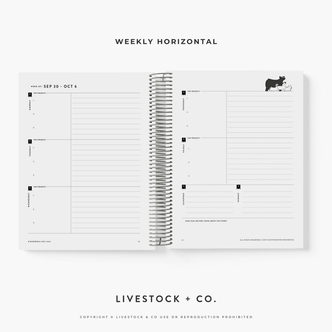 Barn Bible™ Weekly Planner