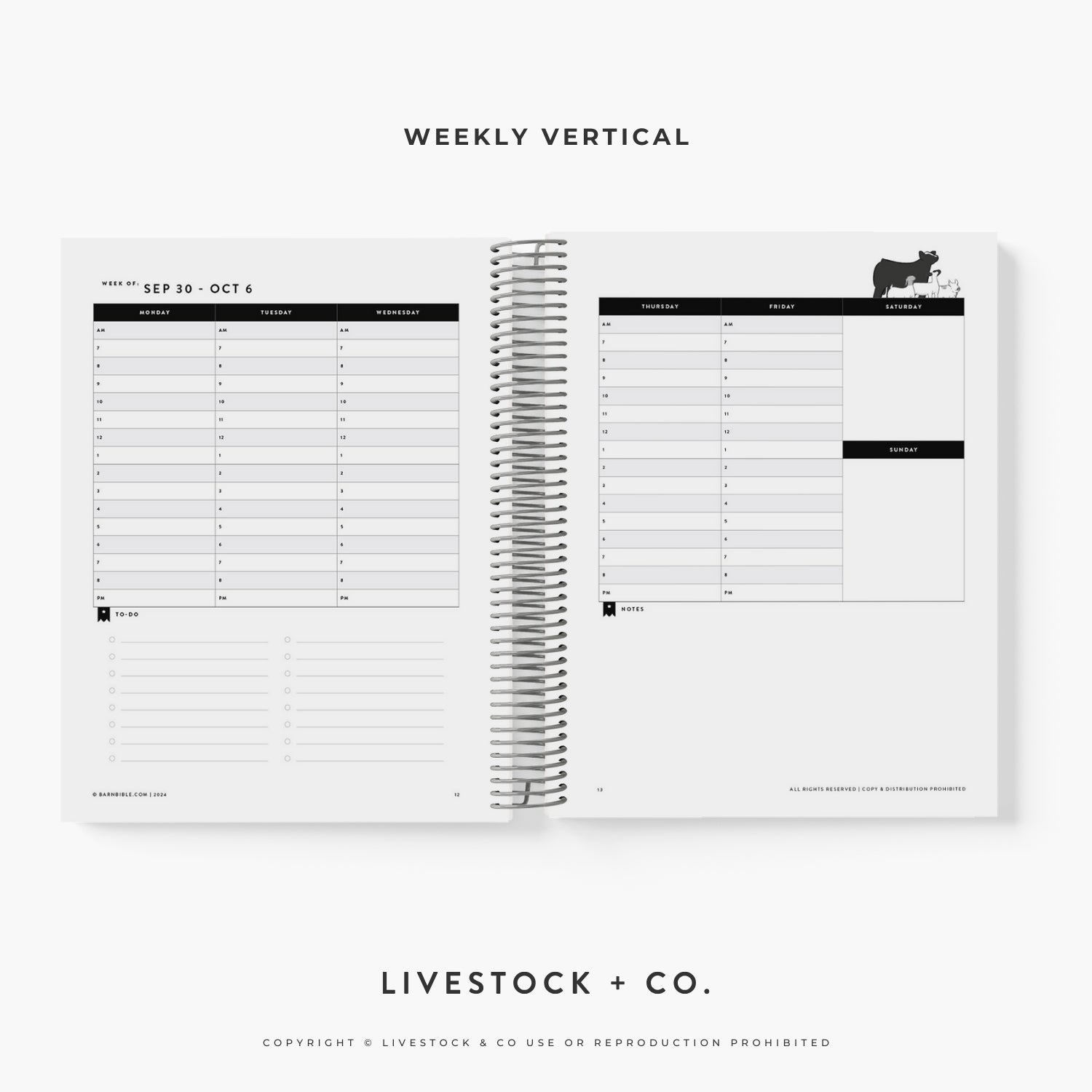 Barn Bible™ Weekly Planner