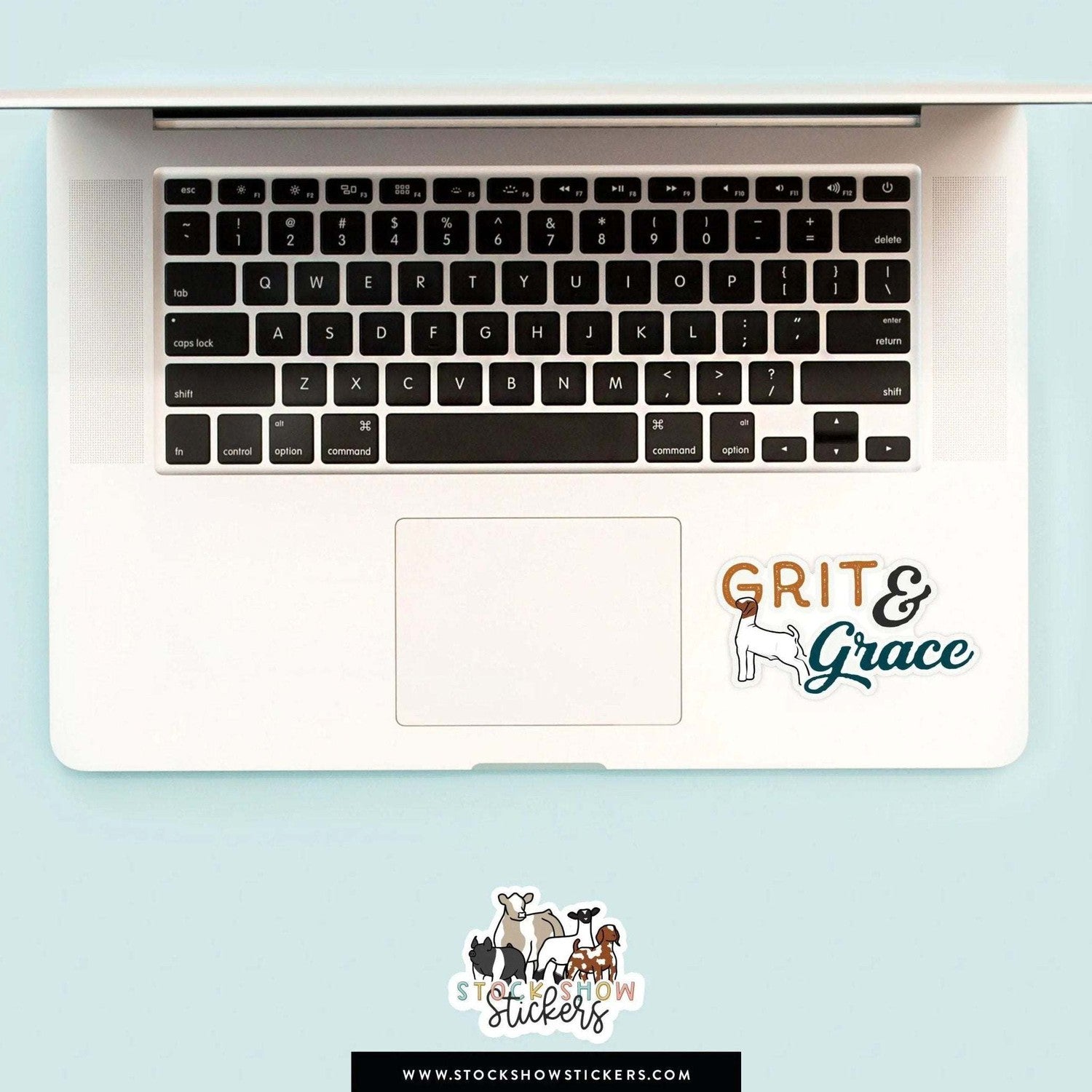 Custom Made Grit &amp; Grace Livestock Stickers Stock Show Livestock - Livestock &amp;amp; Co. Boutique