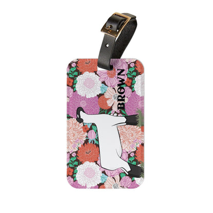 Custom Made Luggage Tag - Bold Blooms Stock Show Livestock - Livestock &amp;amp; Co. Boutique