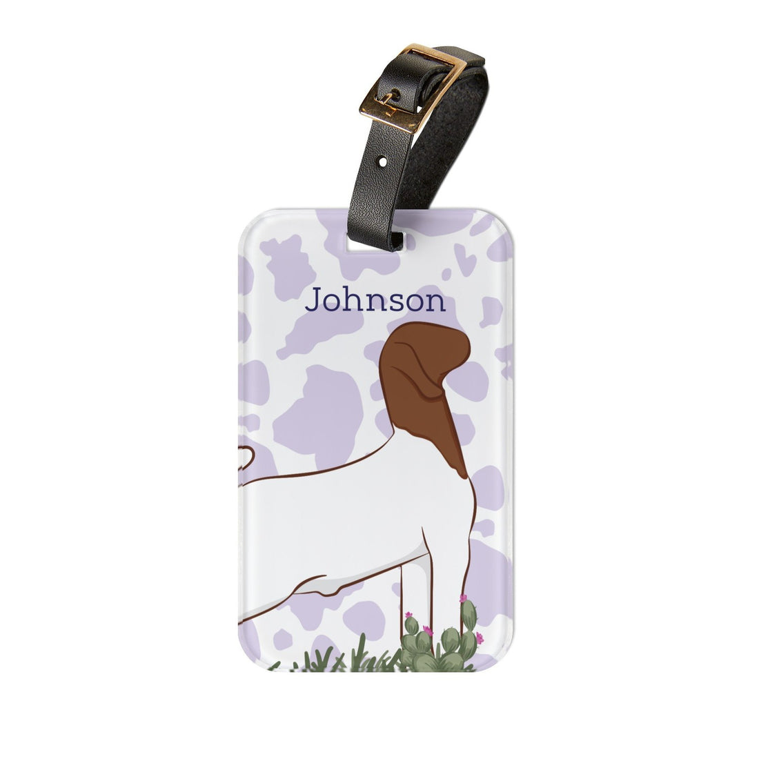 Custom Made Luggage Tag - Signature Patterns Stock Show Livestock - Livestock &amp;amp; Co. Boutique