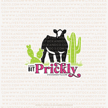 Custom Made Prickly Livestock Stickers Stock Show Livestock - Livestock &amp;amp; Co. Boutique