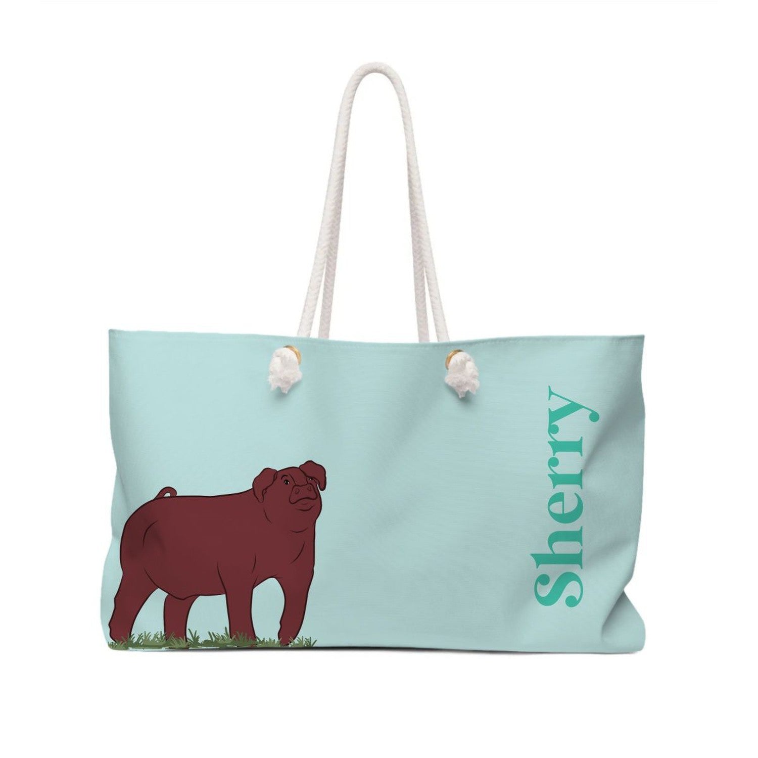 Custom Made Tote Bag - Signature Patterns Stock Show Livestock - Livestock &amp;amp; Co. Boutique