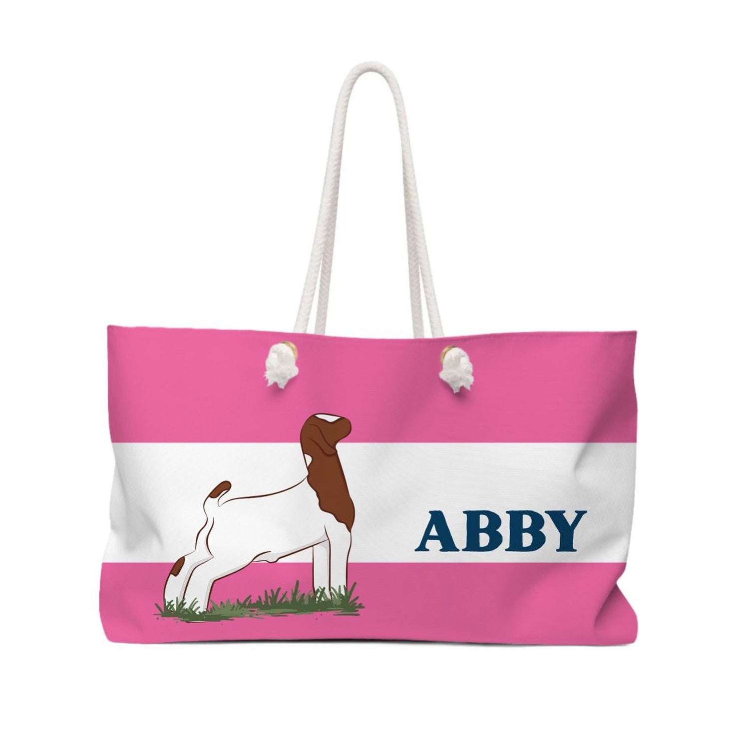 Custom Made Tote Bag - Signature Patterns Stock Show Livestock - Livestock &amp;amp; Co. Boutique