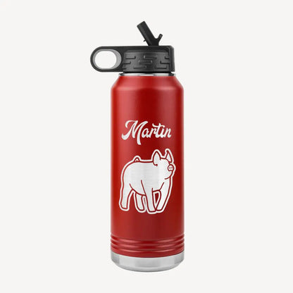 Custom Made Water Bottle - 32oz Stock Show Livestock - Livestock &amp;amp; Co. Boutique